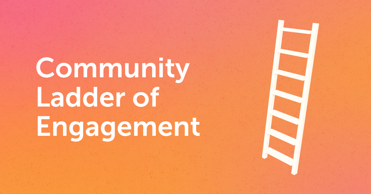 Community ladder of engagement