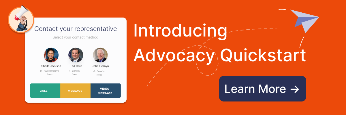 grassroots advocacy software